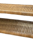 Malawi Cane Bench  - Solid Weave Double