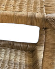 Malawi Cane Bench  - Solid Weave Double