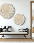 Basket Wall Decor Set - 4 Piece Fringe Tonga Baskets