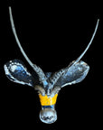 Steel Springbok - Dark Blue/Yellow/Silver - (W)38-40cm x (H)50-53cm