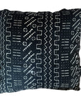 African Mudcloth Cushion/Scatters - Black 60x60cm