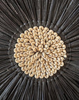 Cowrie Shell Collar - Cowrie Shell / Raffia Black