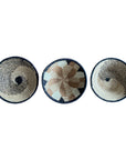 Rwanda Basket Wall Decor Set - 3 Piece Pattern/Naturals (Sisal Imported)