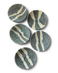 Rwanda Basket Wall Decor Set - 7 Piece White/Blue (Sisal Imported)