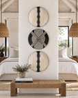 African Wooden Shields - 3 Piece Set