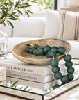 Ghanaian Glass Beads Imported - Teal