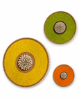 African Beaded Shields - 3 Piece set - African Samba