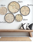 Malawi Basket Wall Decor Set - 5 Piece - Black / Natural