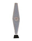 African Beaded King Shield - Navy/White NEW
