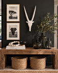 Wooden Gemsbok Horns