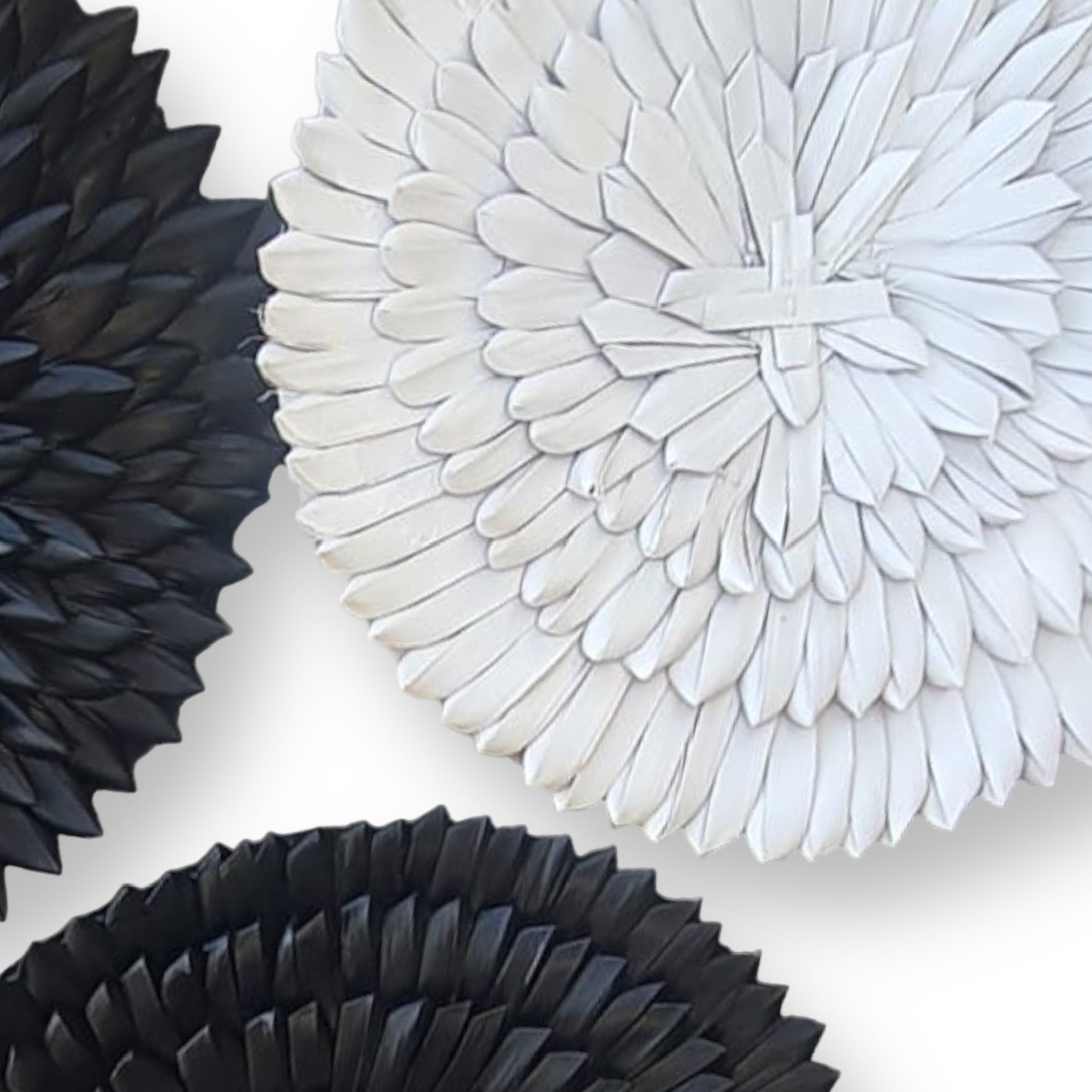 Porcupine Wall Baskets - PREMIUM Range 35/40/45/50/60cm - Black