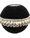 NEW - SHELL / Beaded Tea Lights - Black - eyahomeliving