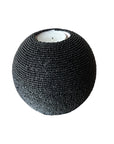NEW - Beaded Tea Lights - Black - eyahomeliving