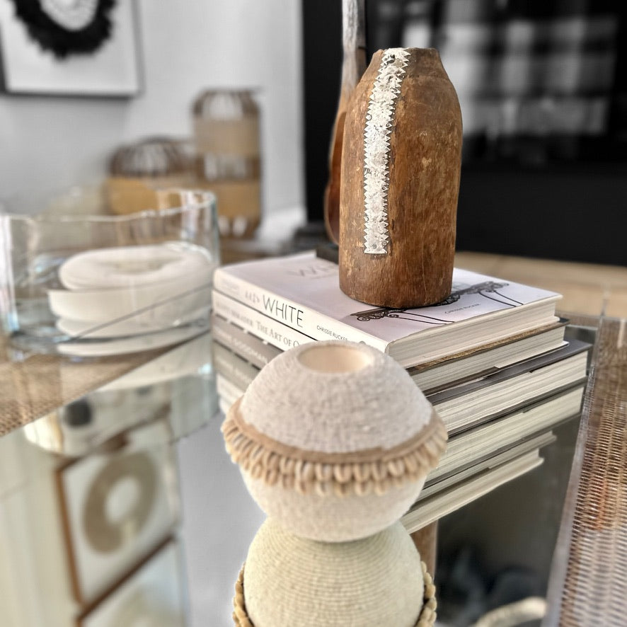 New - Tutsi Wooden Vases - Rwanda (M/L) - eyahomeliving