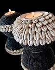 NEW -  Beaded Tea Lights - Gold - eyahomeliving