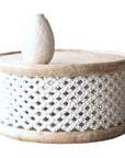 Bamileke Tables - Natural/White