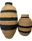 Buhera Baskets - Black Stripe - eyahomeliving