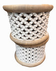 Bamileke Tables - Natural/White