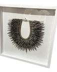 Spike Feather Shell Collar - eyahomeliving