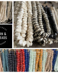 Ghanaian Glass Beads Imported - Royal Blue - eyahomeliving