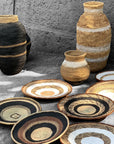 Buhera Baskets - Black Stripe - eyahomeliving