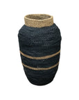 Buhera Baskets - Black Stripe - eyahomeliving