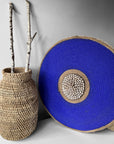 African Beaded Shield - Assorted Colours Plain - eyahomeliving