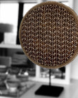 African Beaded Shield - Pin Cushion - Brown - eyahomeliving