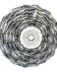 African Beaded Shield - Umbrella - Mesh B/W - eyahomeliving