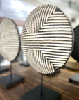 African Wooden Shield - Wooden Round