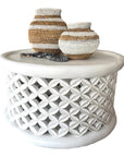 Bamileke Tables - White - eyahomeliving