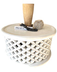 Bamileke Tables - White - eyahomeliving