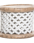 Bamileke Tables - Natural/White