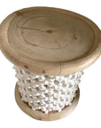 Bamileke Tables - Natural/White