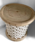 Bamileke Tables - Natural/White