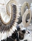 Spike Feather Shell Collar - eyahomeliving