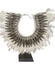 Spike Feather Shell Collar - eyahomeliving