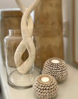 Cowrie Shell Tea Lights - eyahomeliving
