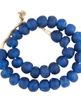 Ghanaian Glass Beads Imported - Royal Blue - eyahomeliving
