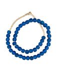 Ghanaian Glass Beads Imported - Royal Blue - eyahomeliving