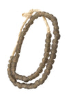 Ghanaian Glass Beads Imported - Mocha Brown - eyahomeliving
