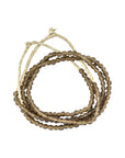 Ghanaian Glass Beads Imported - Mocha Brown - eyahomeliving