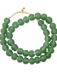 Ghanaian Glass Beads - Sea Green - eyahomeliving