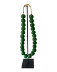 Ghanaian Glass Beads - Sea Green - eyahomeliving