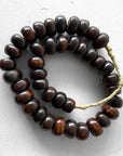 Kenyan Bone Beads - Dark Brown - eyahomeliving