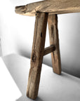 Chinese Elm Wood Bench - eyahomeliving