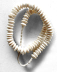 Ashanti Saucer Beads - White - eyahomeliving