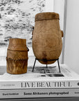Vintage Turkana Wooden Container - Kenya - eyahomeliving