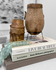 Vintage Turkana Wooden Container - Kenya - eyahomeliving