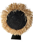 Rattan Fringe Basket - eyahomeliving